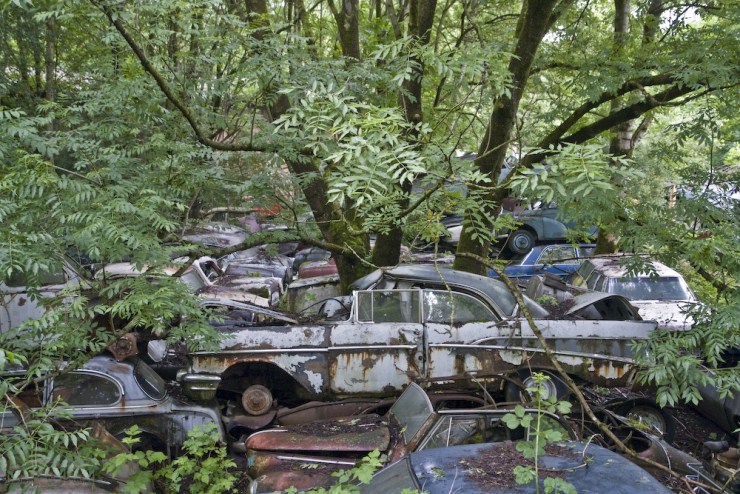 Abandoned Cars Boat