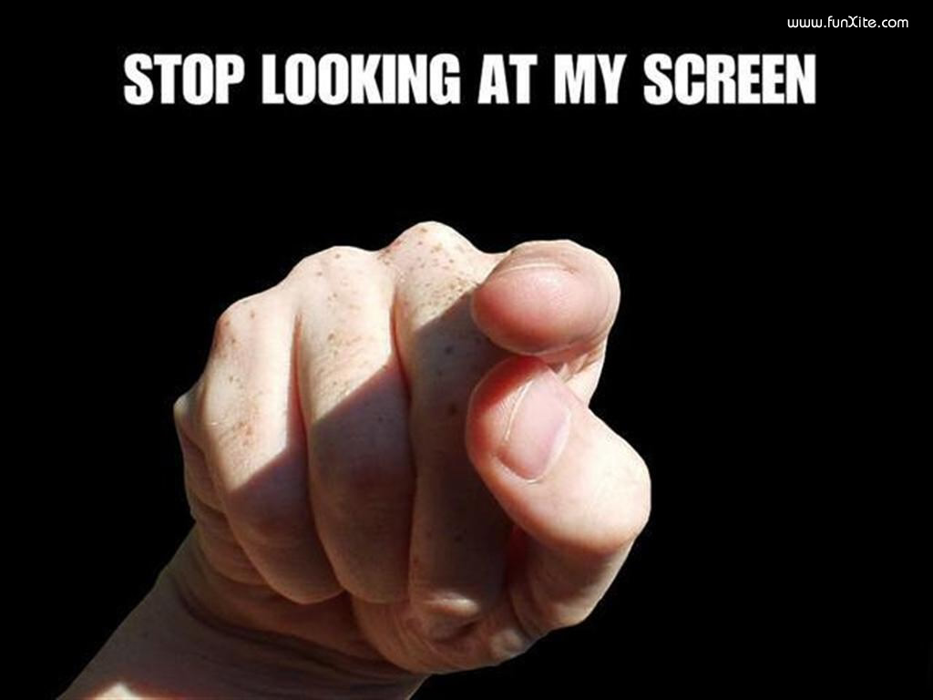 A pointing finger with the text 