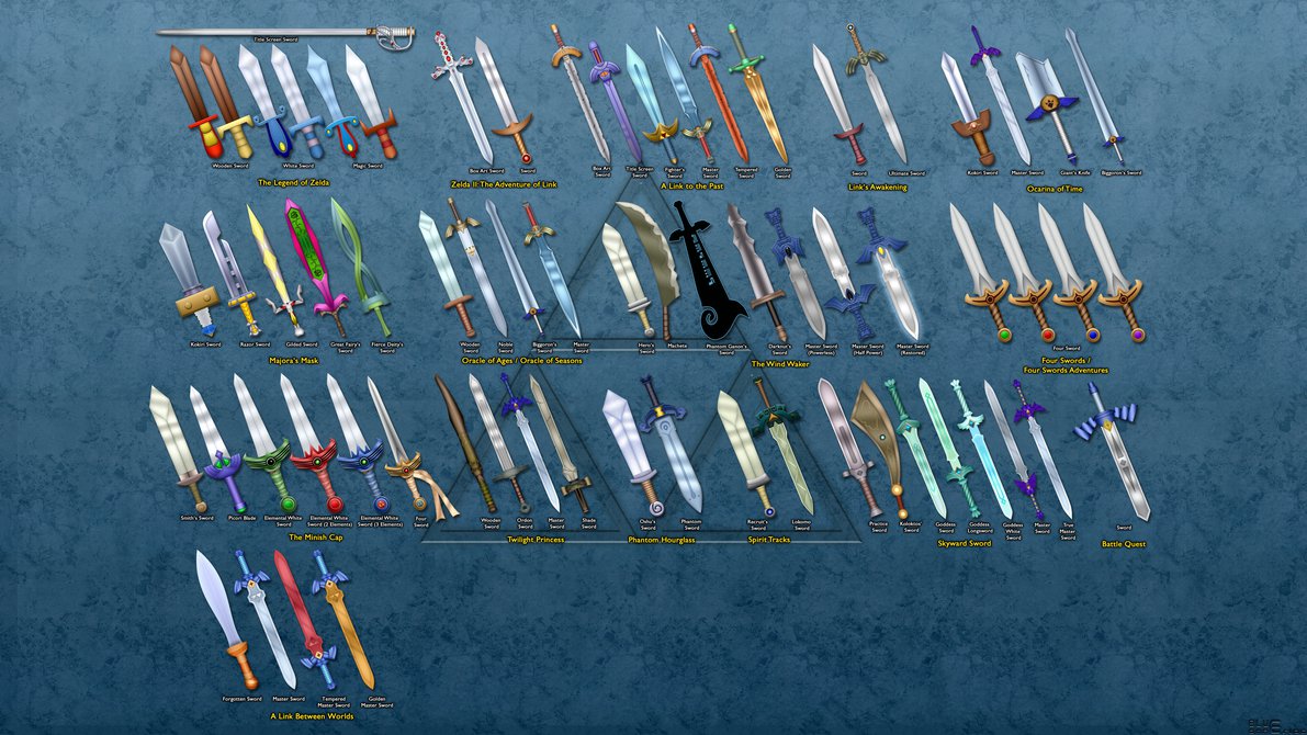 Evolution Of Link S Sword Wallpaper By Blueamnesiac