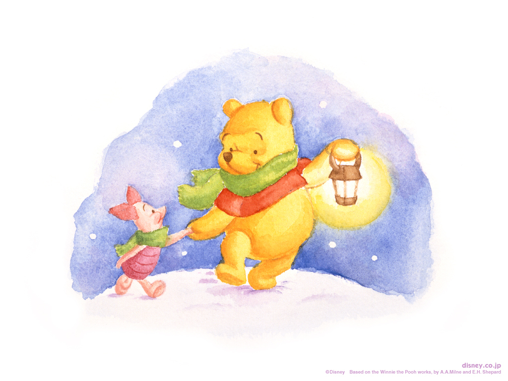 Christmas Image Winnie The Pooh Wallpaper