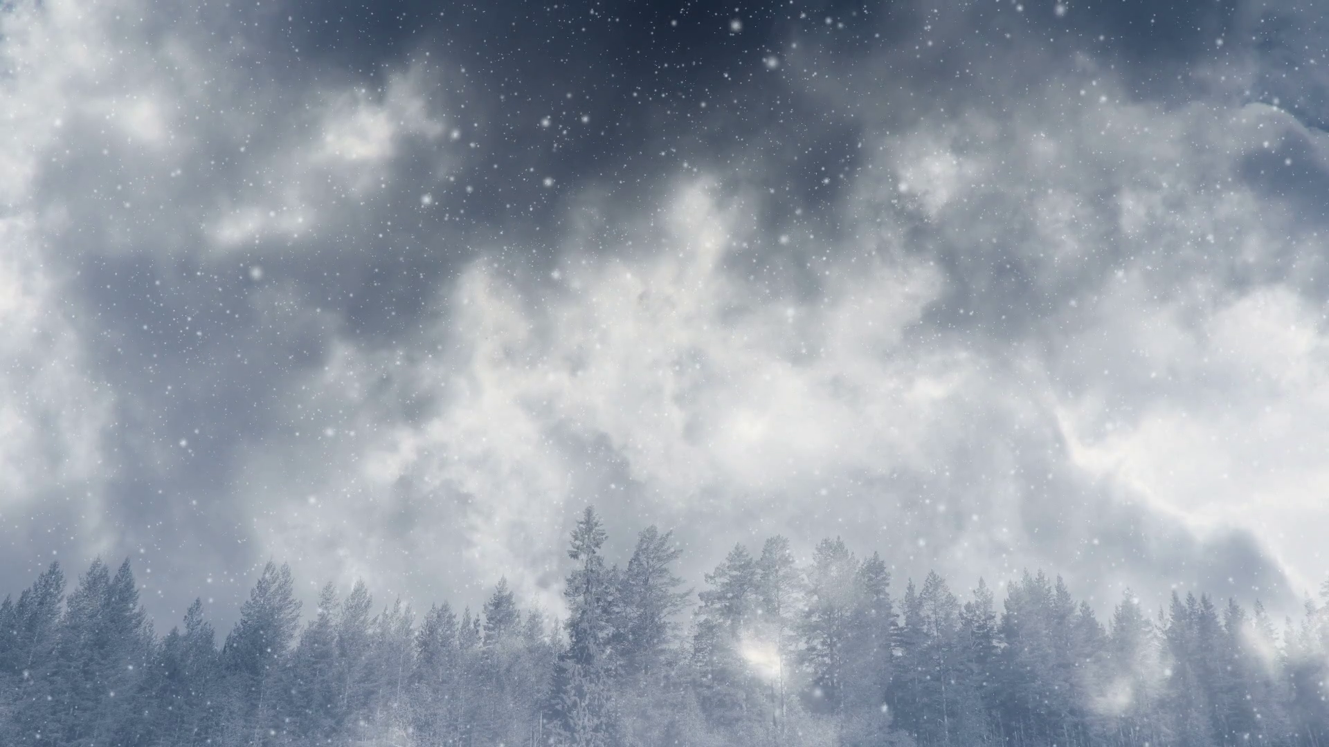 Dark Winter Background Loop Motion Storyblocks Video