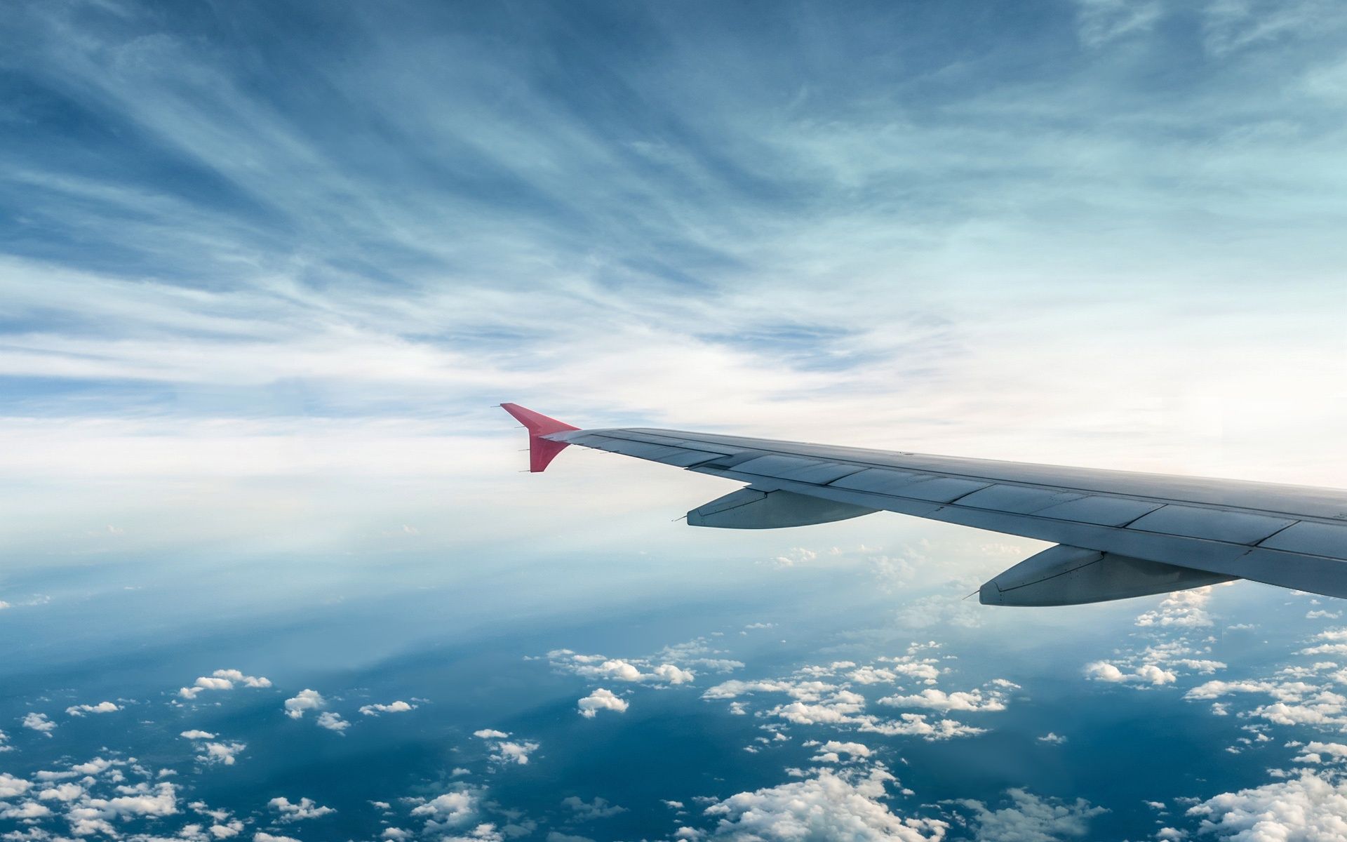 Airplane Wing Wallpaper Top Background