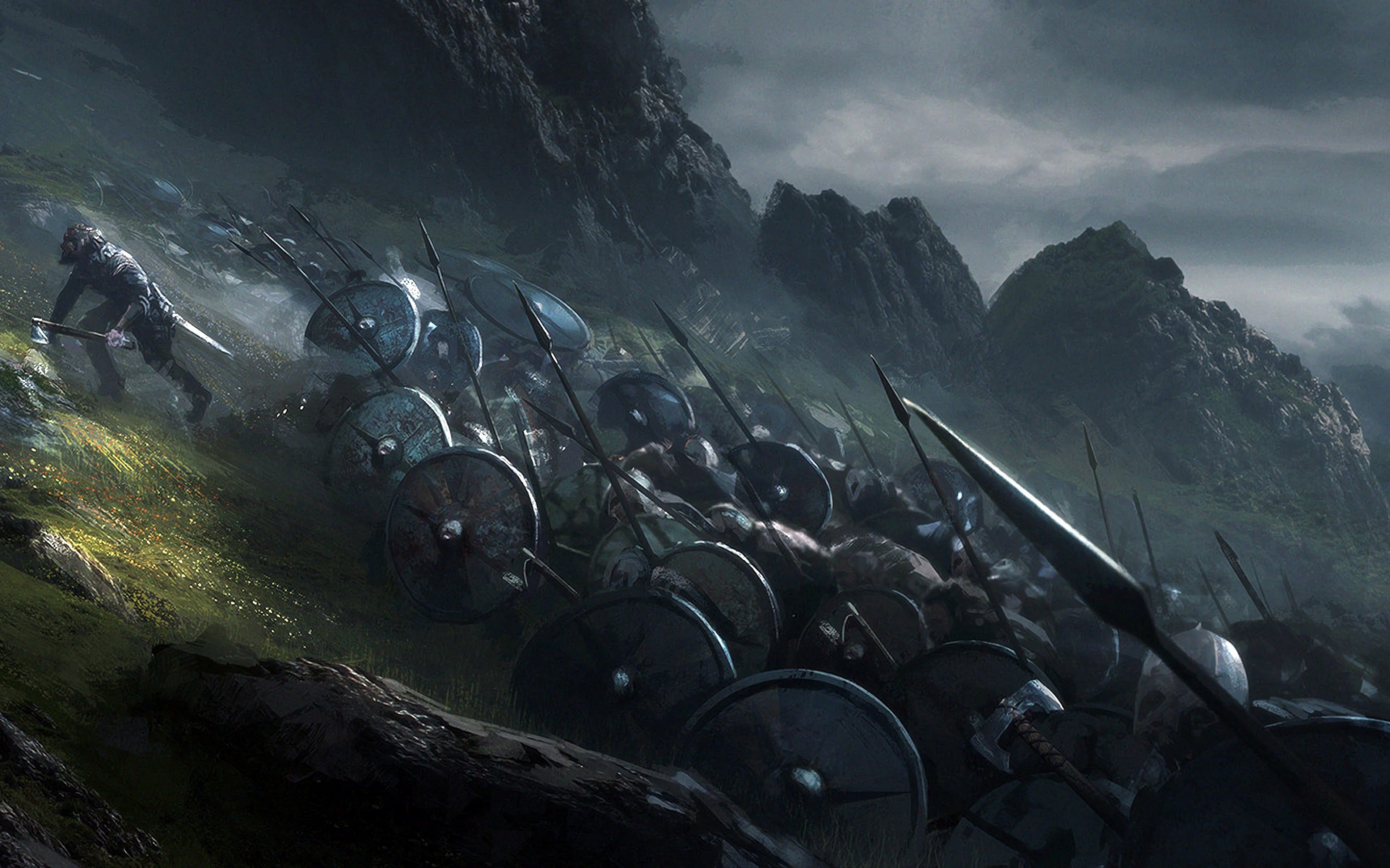 Viking Fantasy Army 4K Wallpaper 20