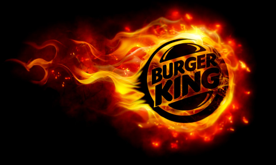 Logo Burgerking On Fire By Juniorph