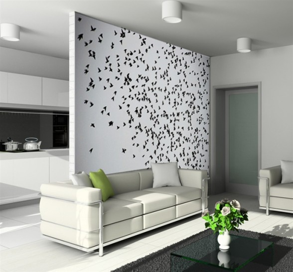 Wallpaper Half Of Your Wall To Save Money Redecorating Walls Can