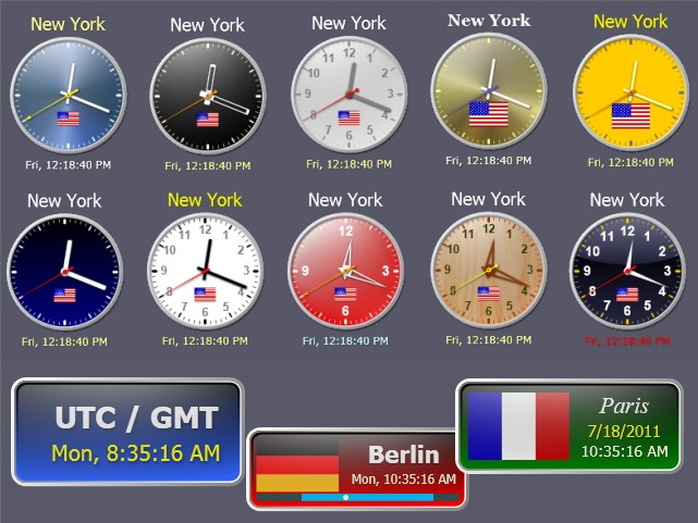 Screenshots Of Sharp World Clock