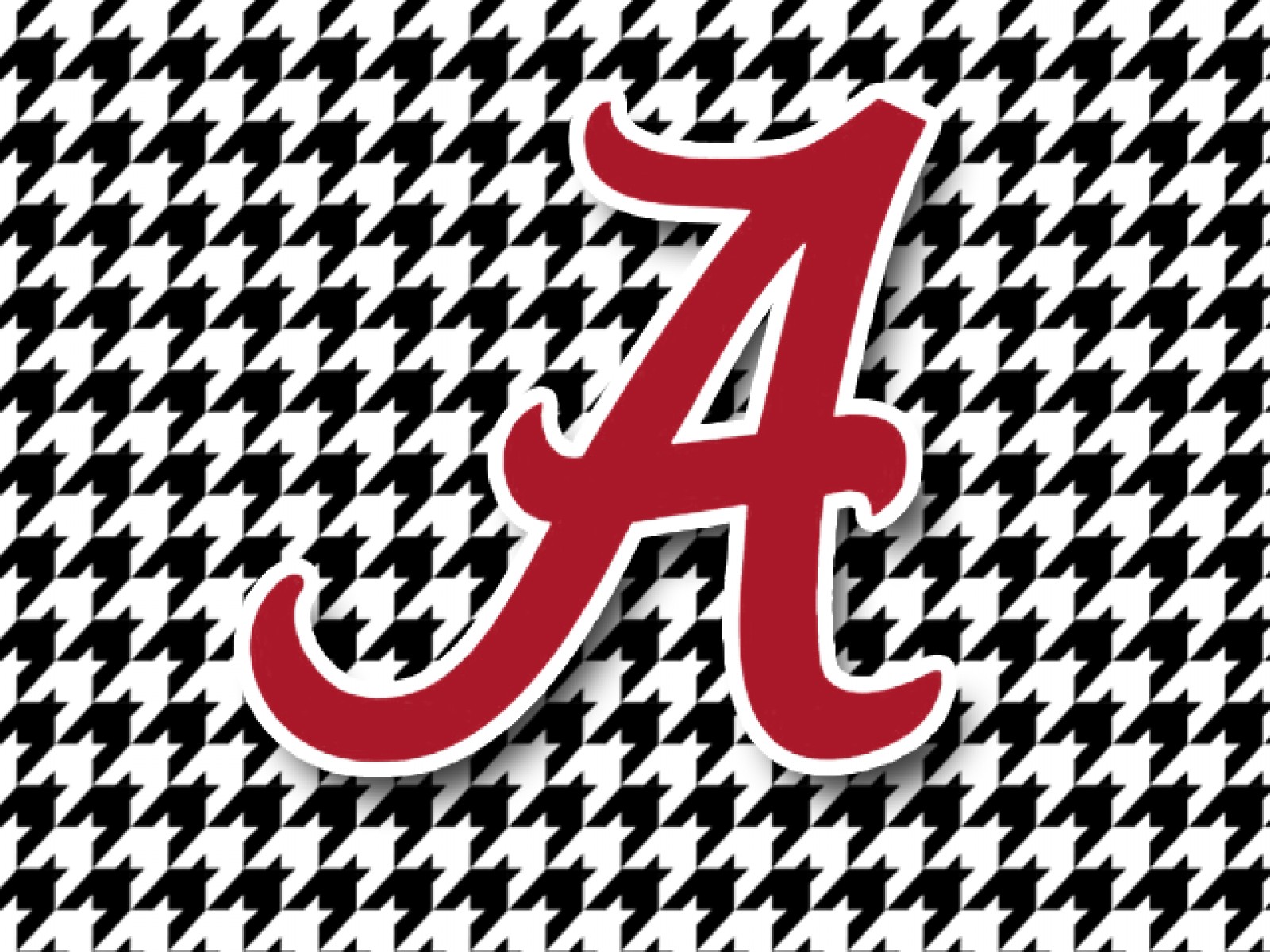 Alabama Logo Houndstooth X Pixels iPhone