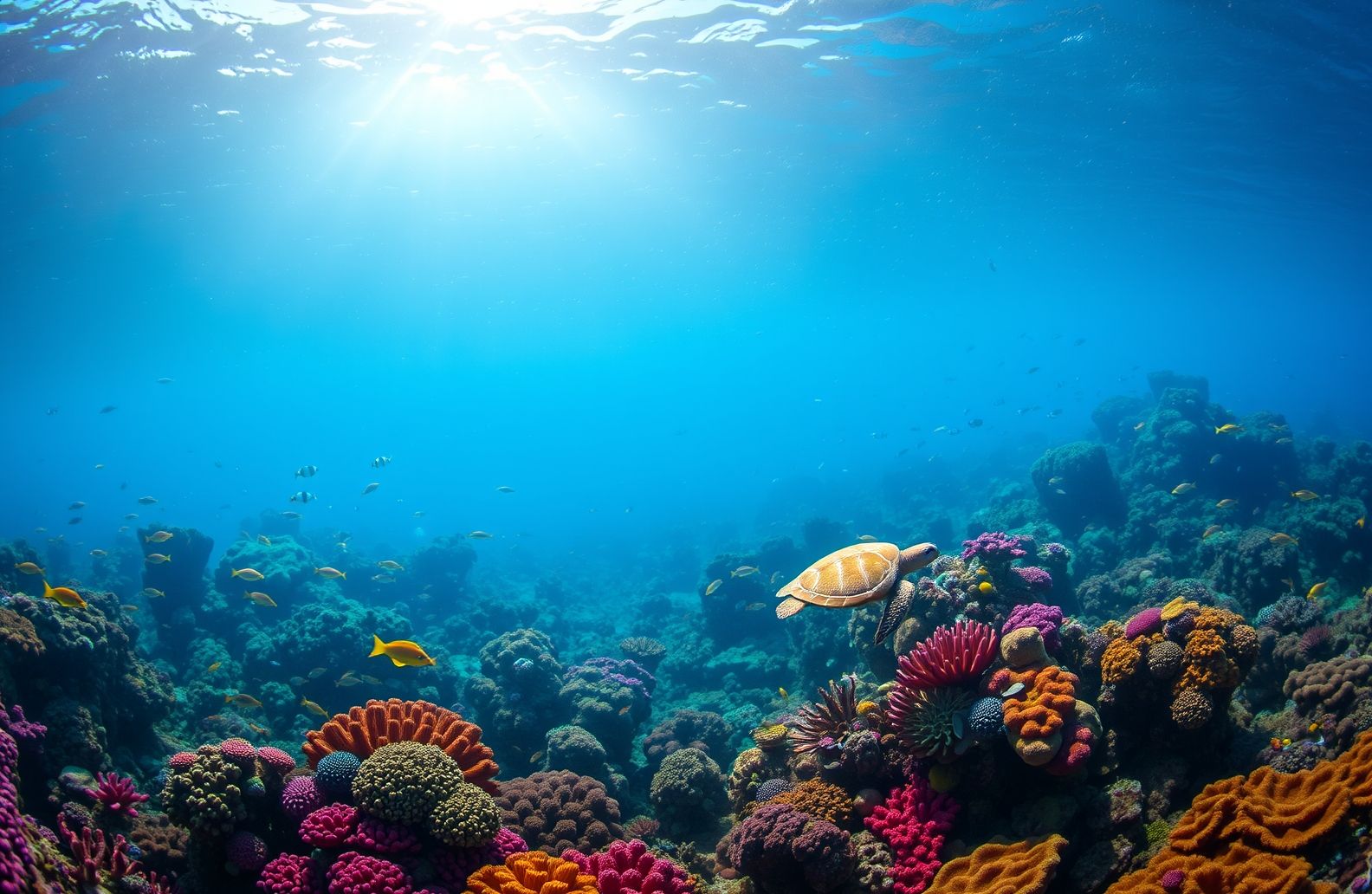 Under The Ocean Wallpaper
