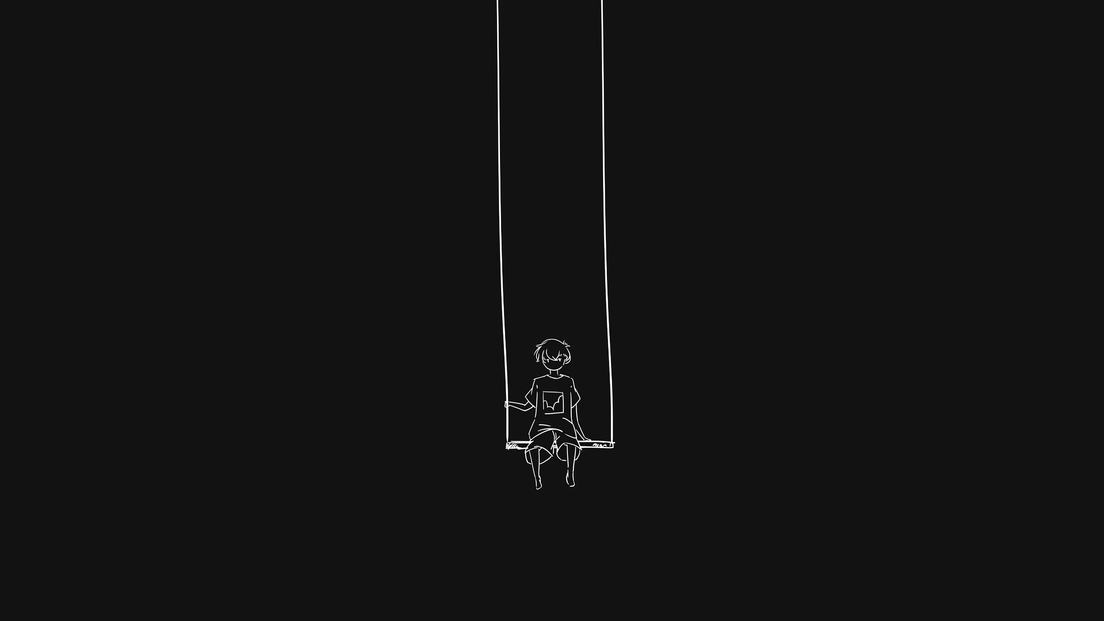 Swing Minimalism 4k HD Wallpaper Image