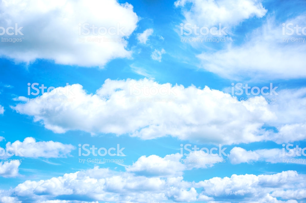 Beautiful Blue Sky And White Clouds Background Wallpaper
