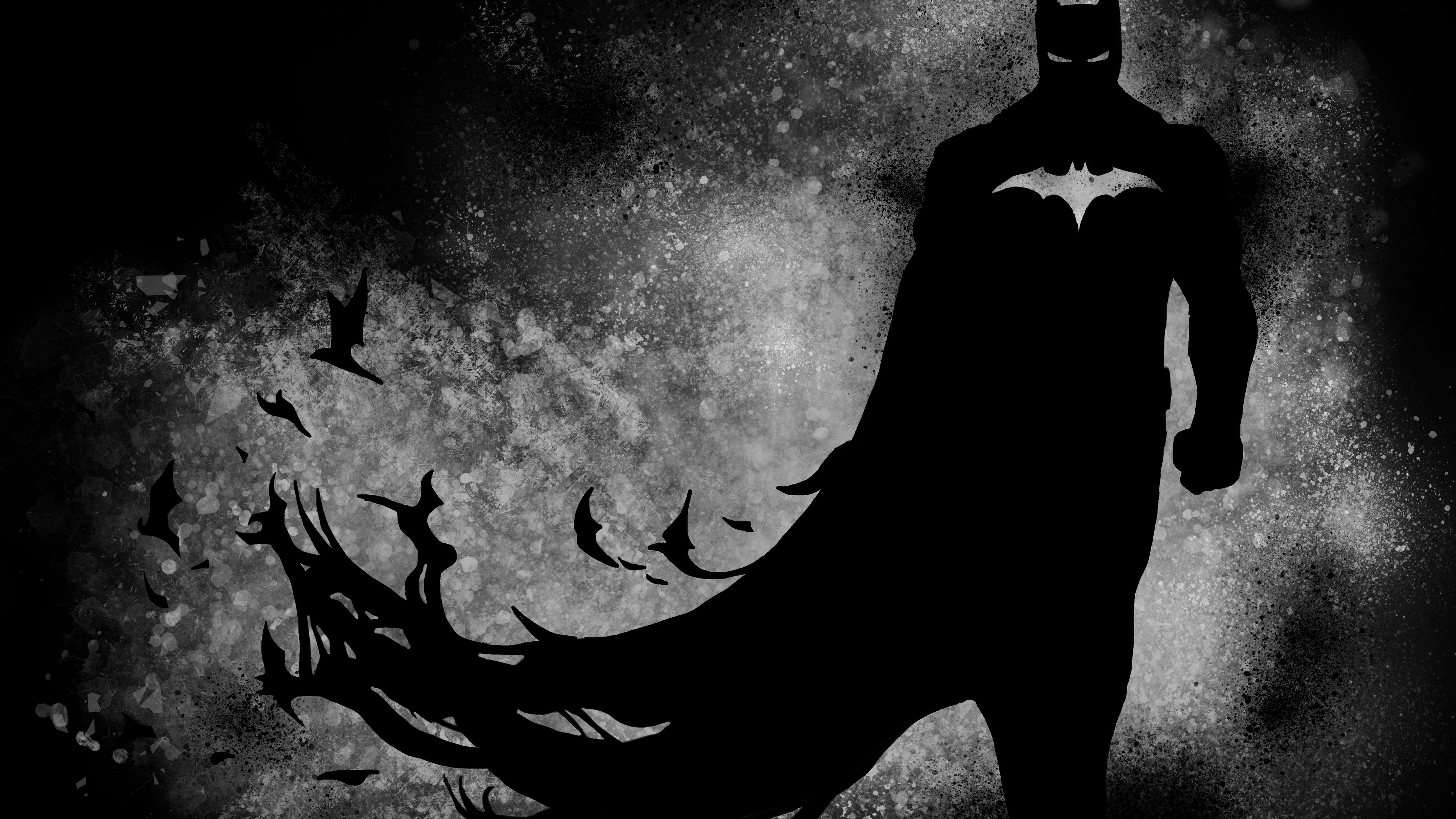 The Dark Knight Paint 4k Superheroes Wallpaper HD
