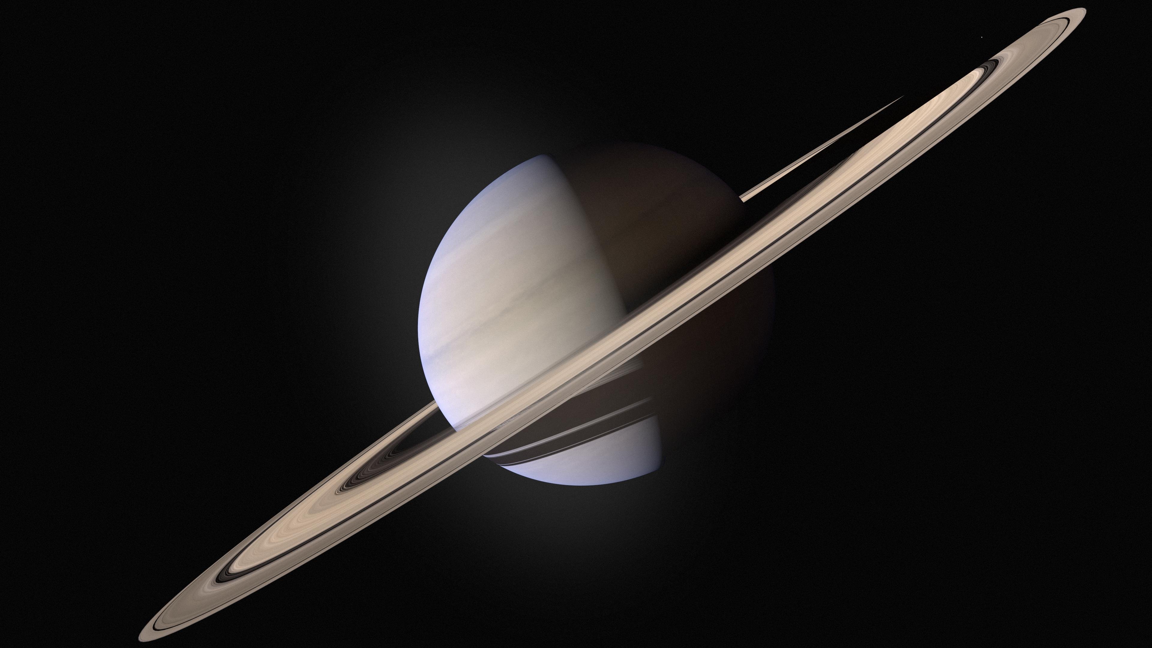 Free download Render Of Saturn 4K wallpaper [3840x2160] for your