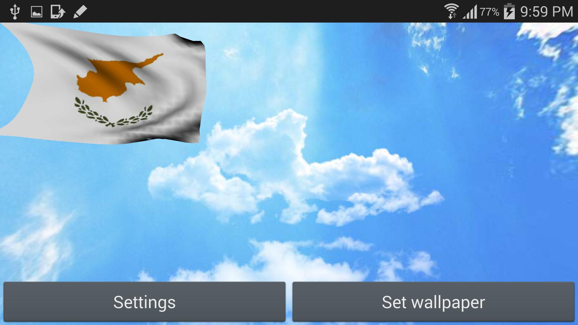 Cyprus Flag Live Wallpaper For Android Apk