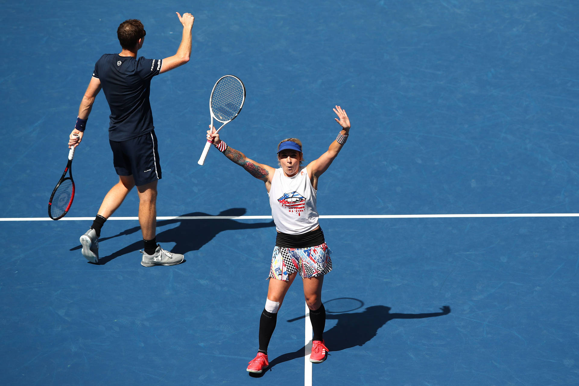 Jack Sock And Bethanie Mattek Wallpaper