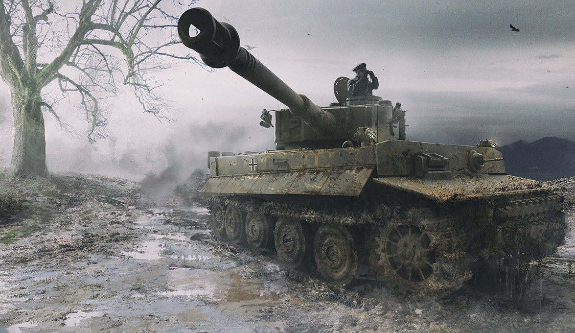 Tiger Tank By Karatastamer