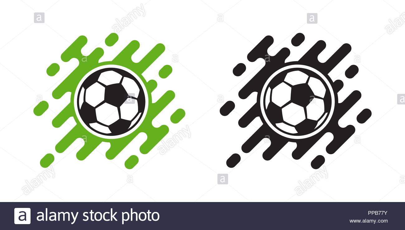Soccer Ball Vector Icon Isolated On White Background Football