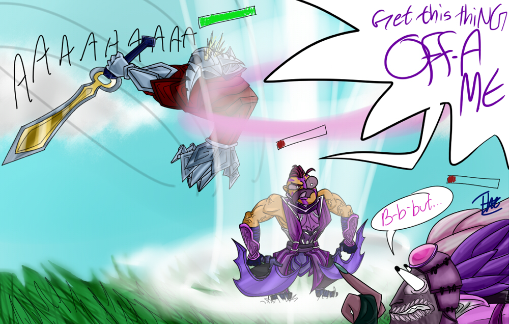 Dota Antimage Dazzle Sven By Fnibble