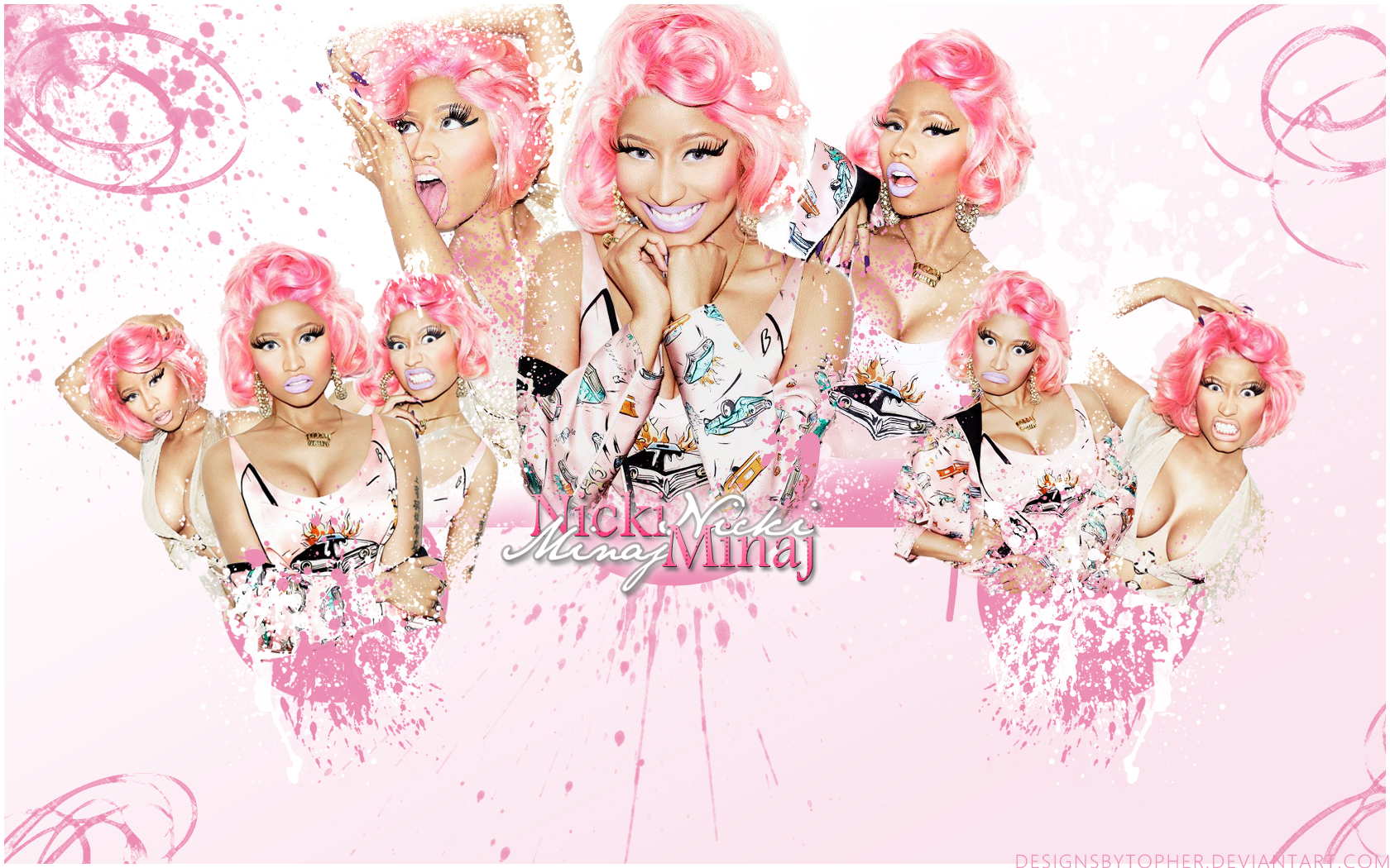 Nicki Minaj Wallpaper By Designsbytopher