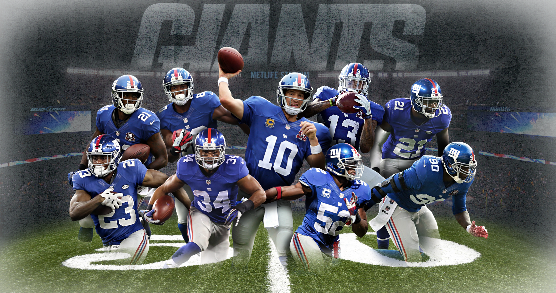 New York Giants Wallpaper Team By Alexbedard