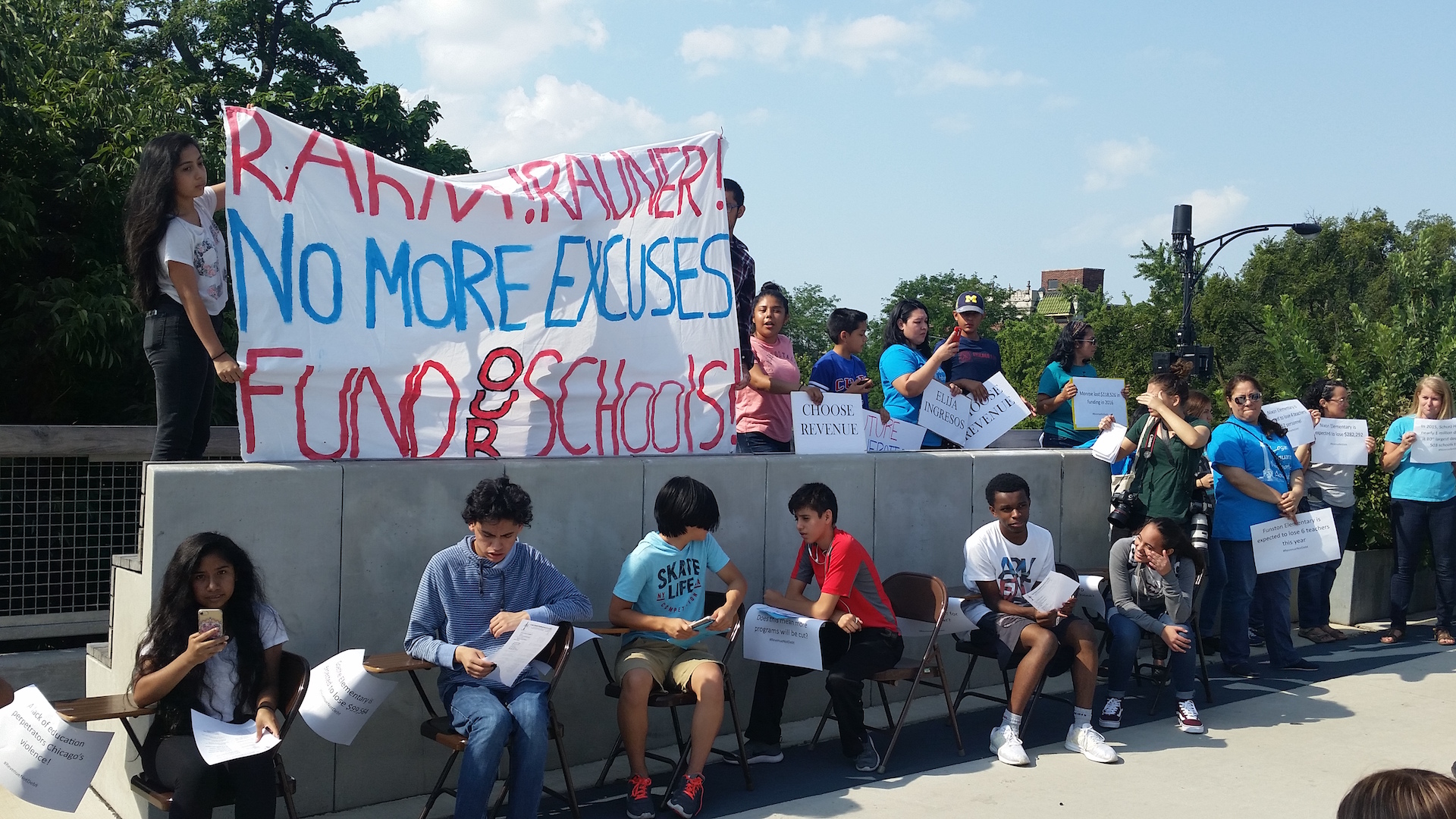 Cps Students Call For Fair Funding With Protest Chicago News