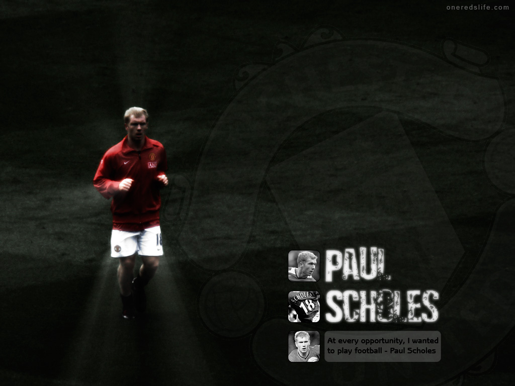 Awesome Scholes Wallpaper Manchester United