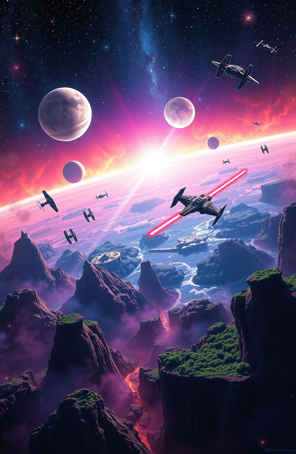 Dual Screen Wallpaper Star Wars