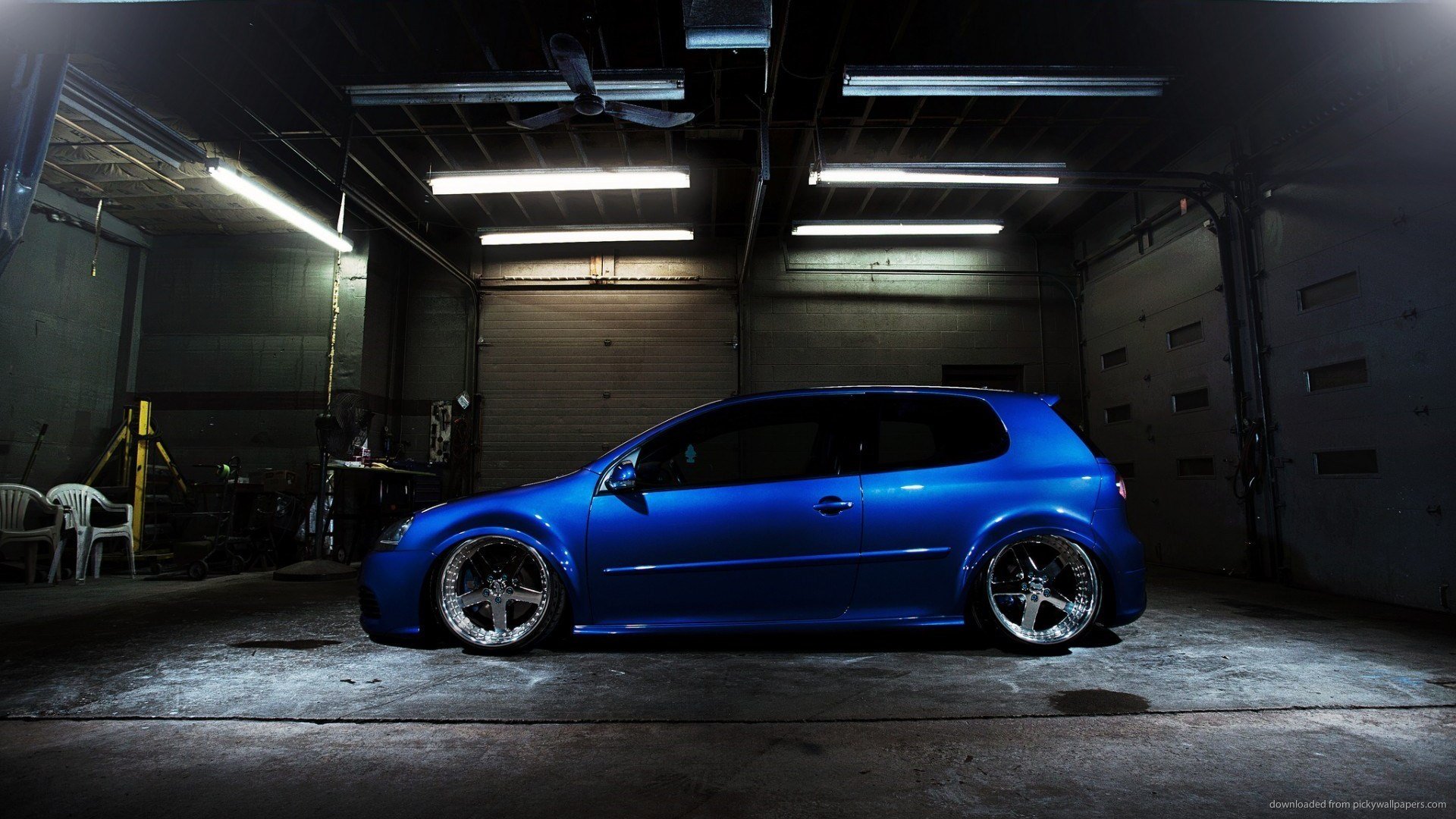 Volkswagen GTI Side View Wallpaper Screensaver For Kindle3 And DX 1920x1080