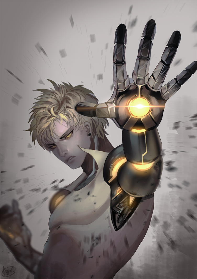 One Punch Man Genos By Armipeg