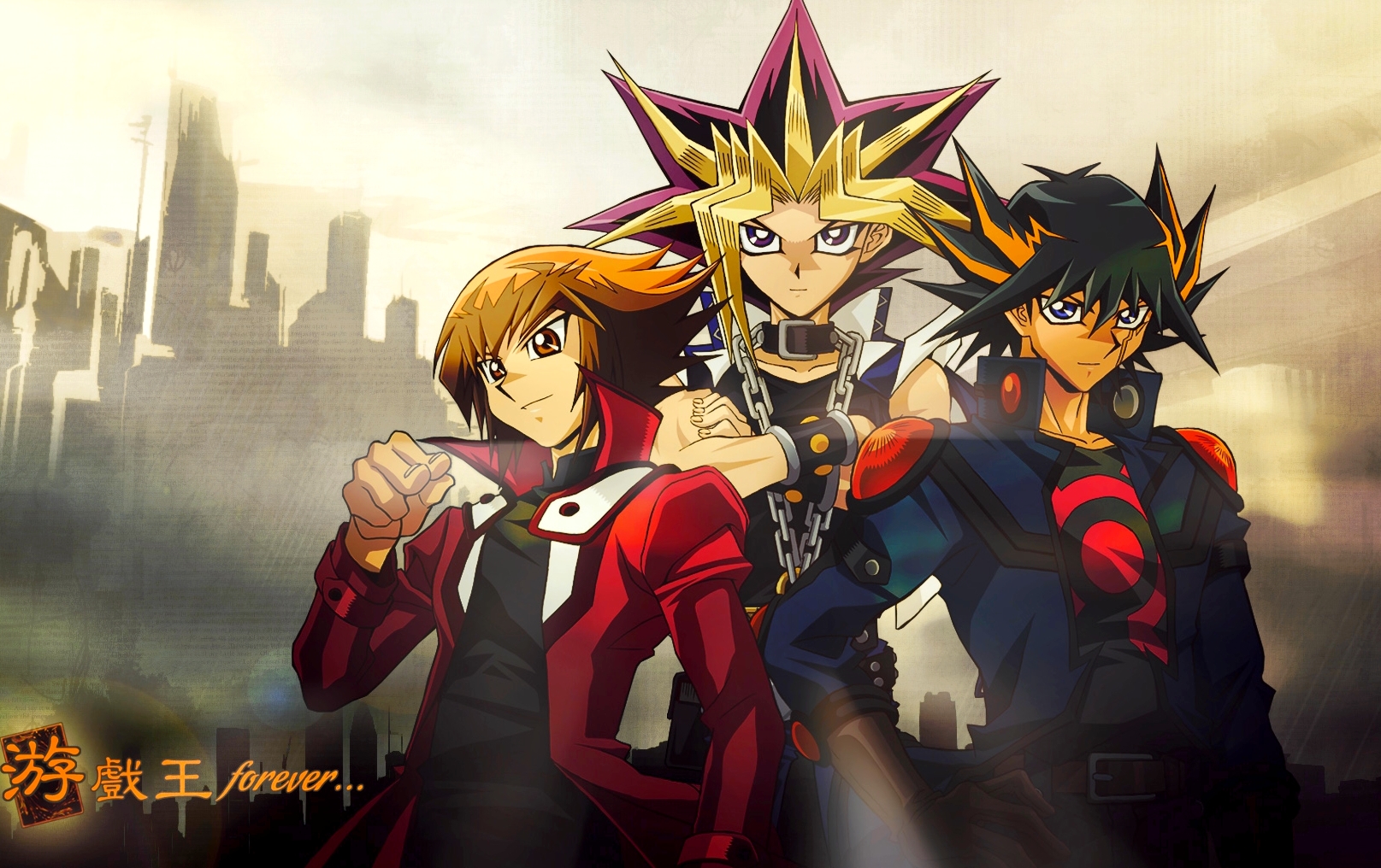 Yu-Gi-Oh! Protagonists Wallpaper 1080p Full HD [UPDATED] : r/yugioh