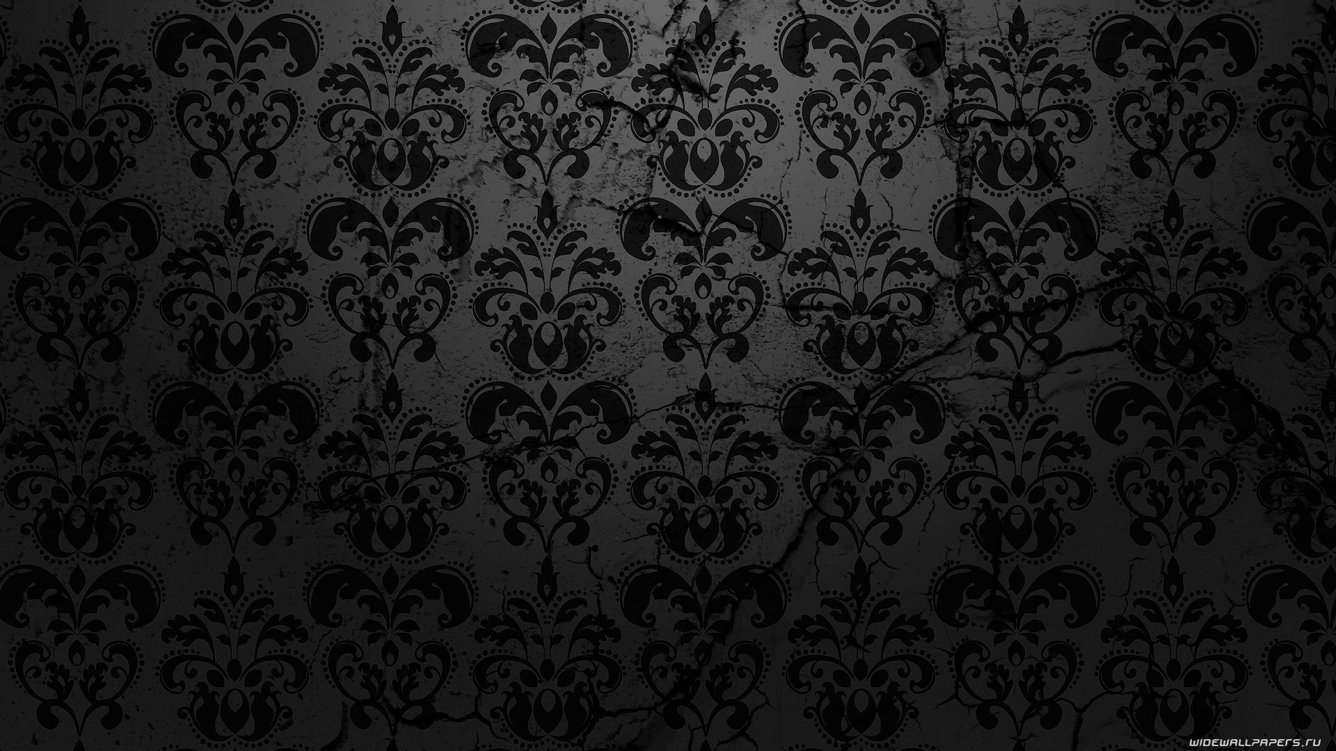 Ornate Black Lace Desktop Wallpaper