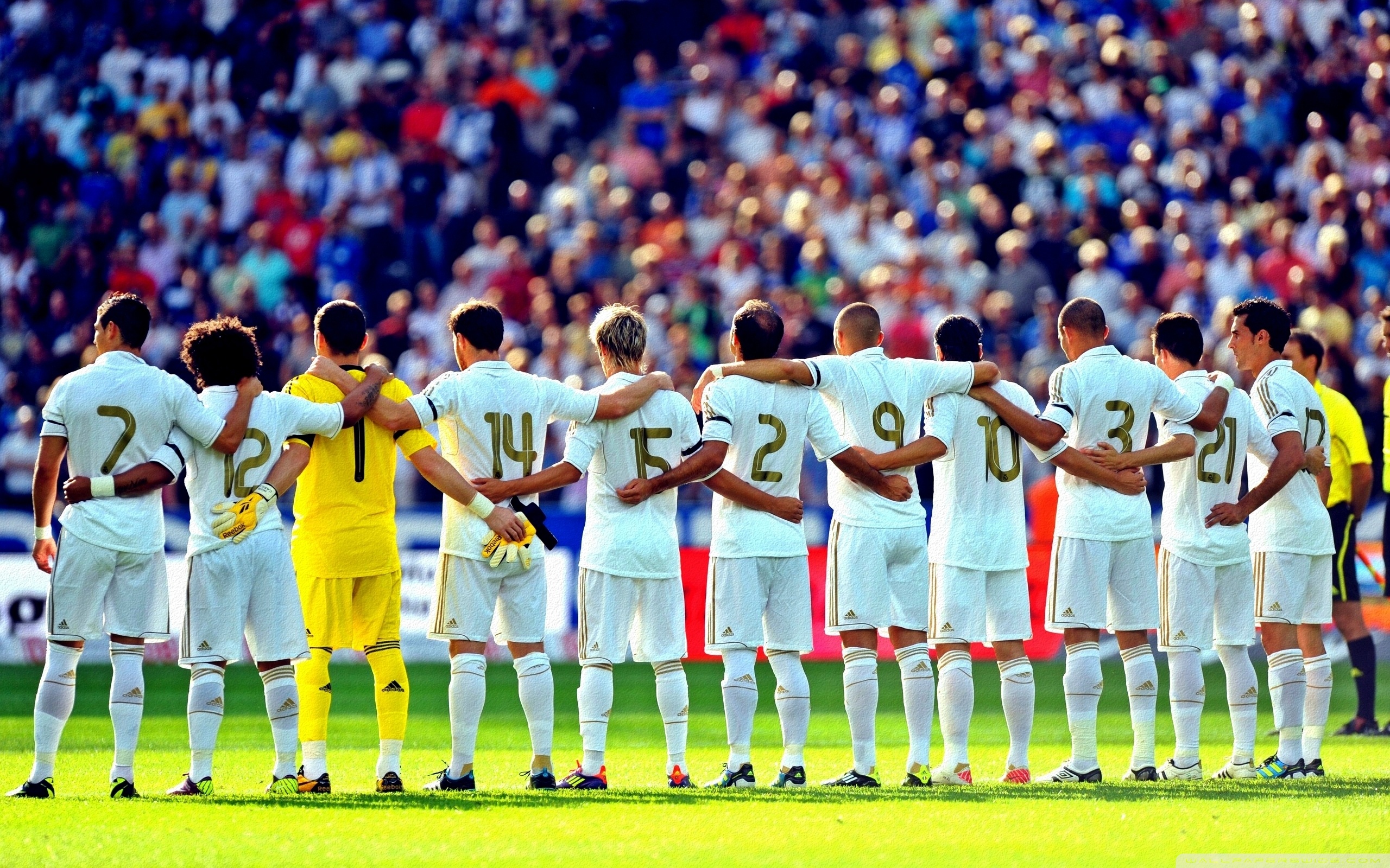 Real Madrid Soccer Team Ultra HD Desktop Background Wallpaper For