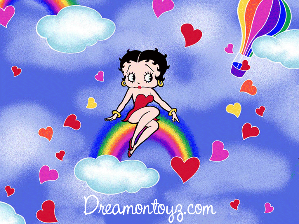 Betty Boop Kiss X Rainbow