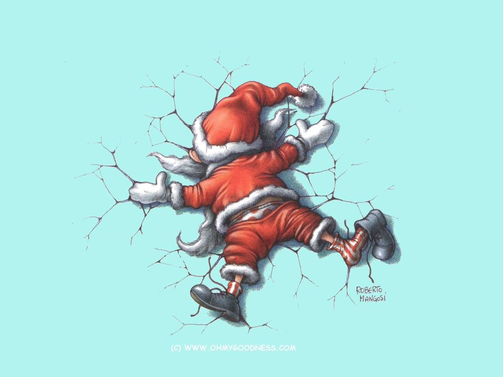 New Year Wallpaper Drunk Santa Claus Newyearjpg Ru