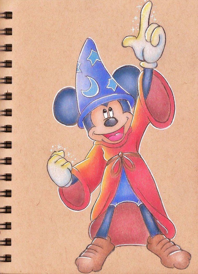 Sorcerer Mickey Mouse By Rebellet