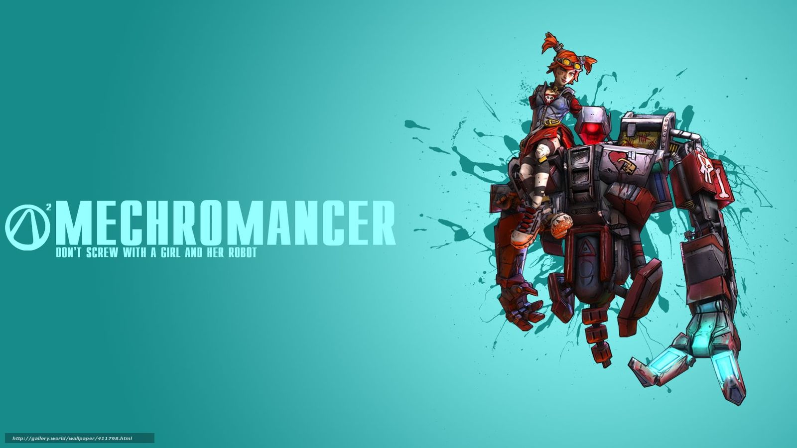 Wallpaper Borderlands Mehromanser Cutie Desktop