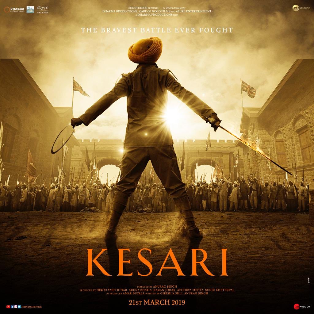 Kesari Movie HD Poster Wallpaper First Look On Ing