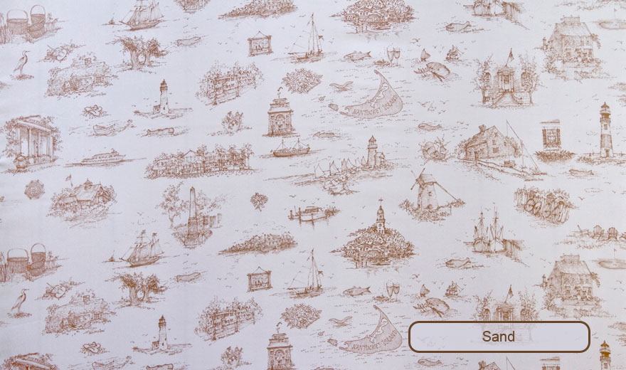 Nantucket Toile Fabrics Wallpaper Custom Carpets Plllows Joan