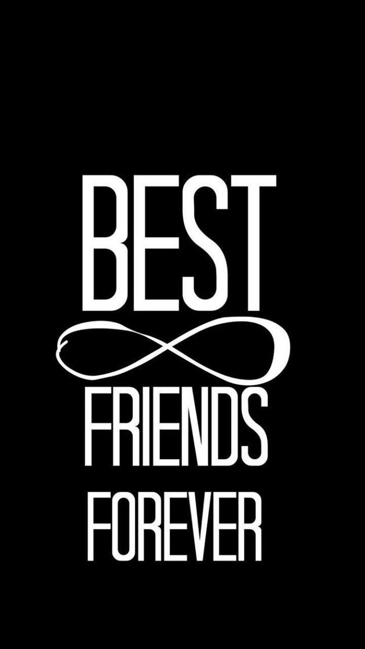 Best Friend Forever Wallpaper Black For Desktop Or Mobile