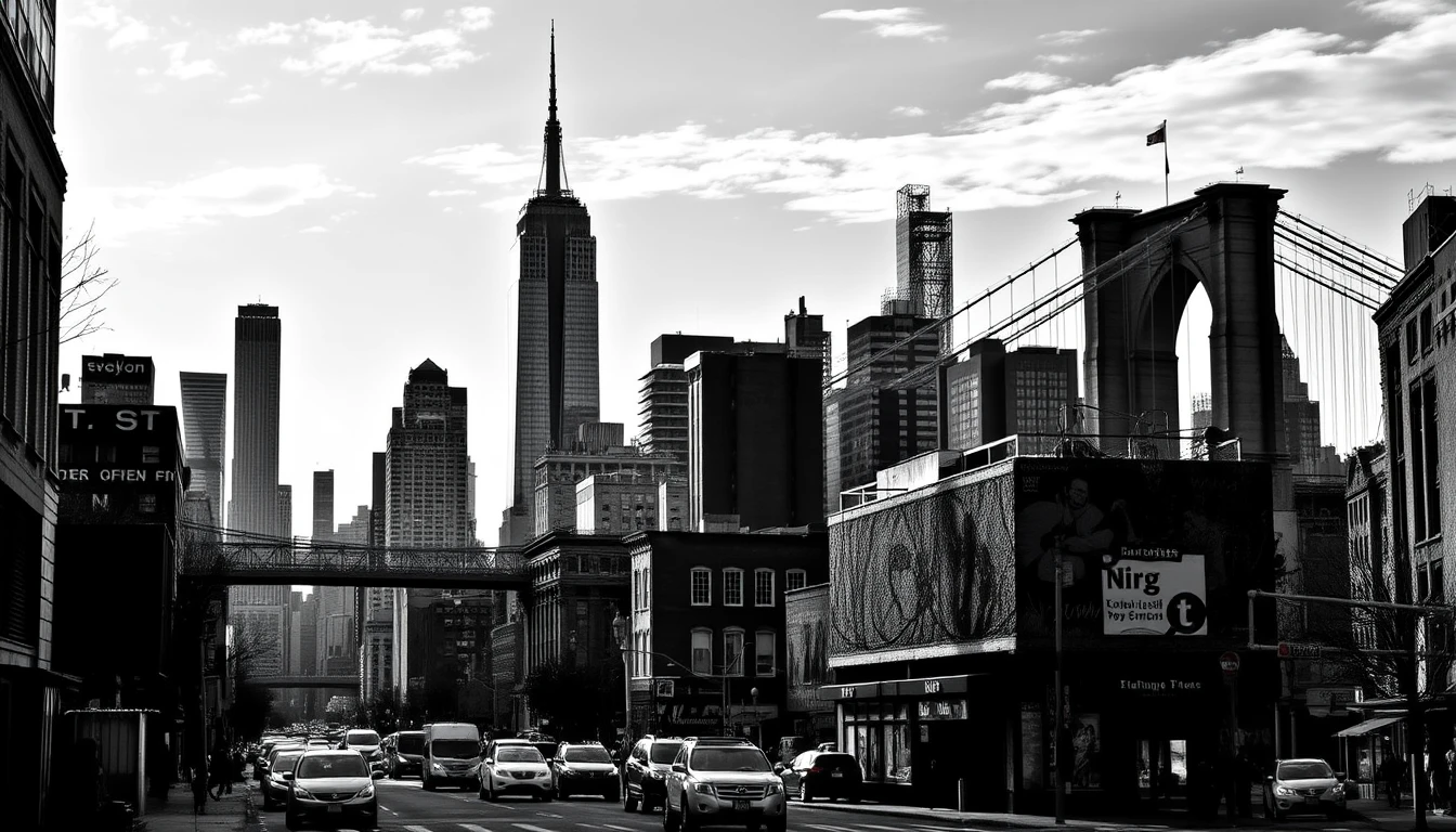 Nyc Black And White Wallpaper