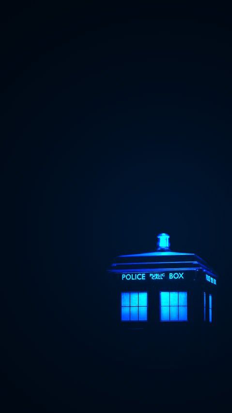 Dr Who Tardis iPhone Wallpaper The Blue