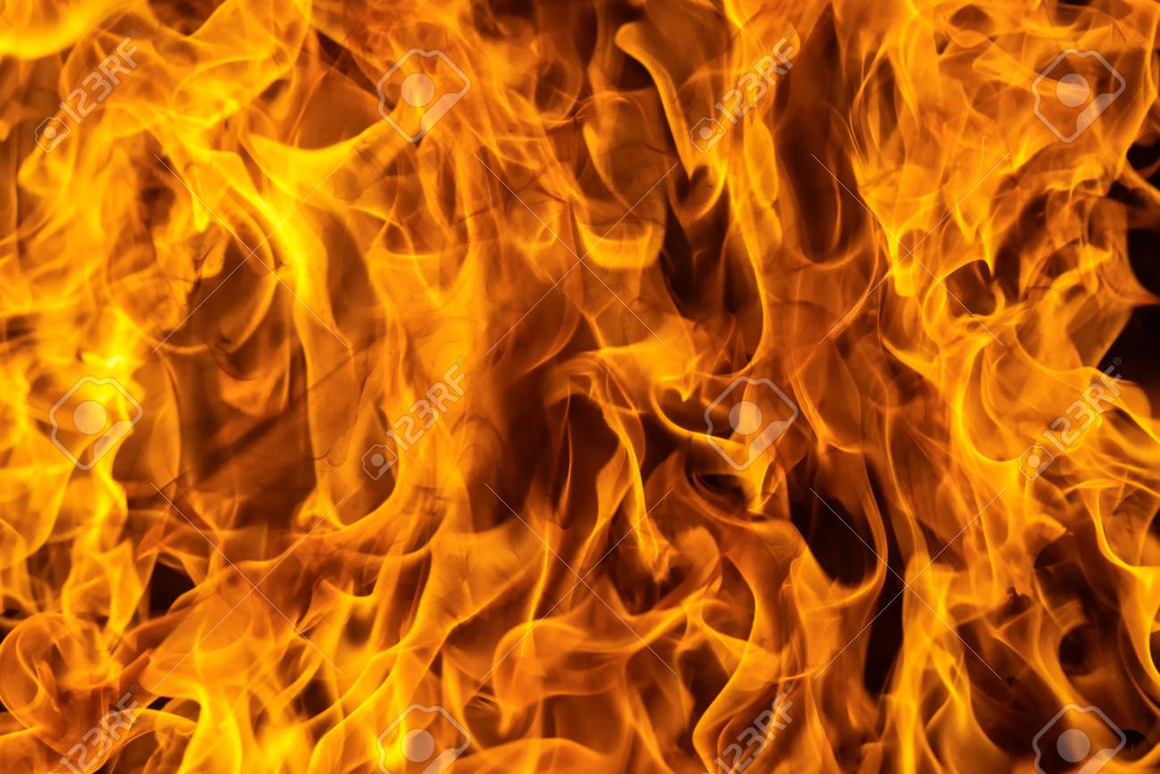 Blazing Fire Flame Background And Textured Stock Photo Picture