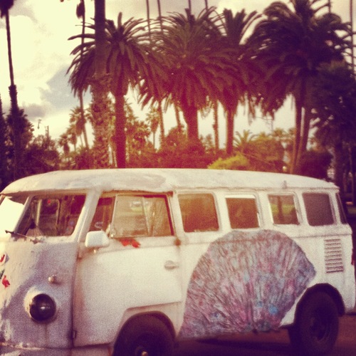 Background Hippie Of California