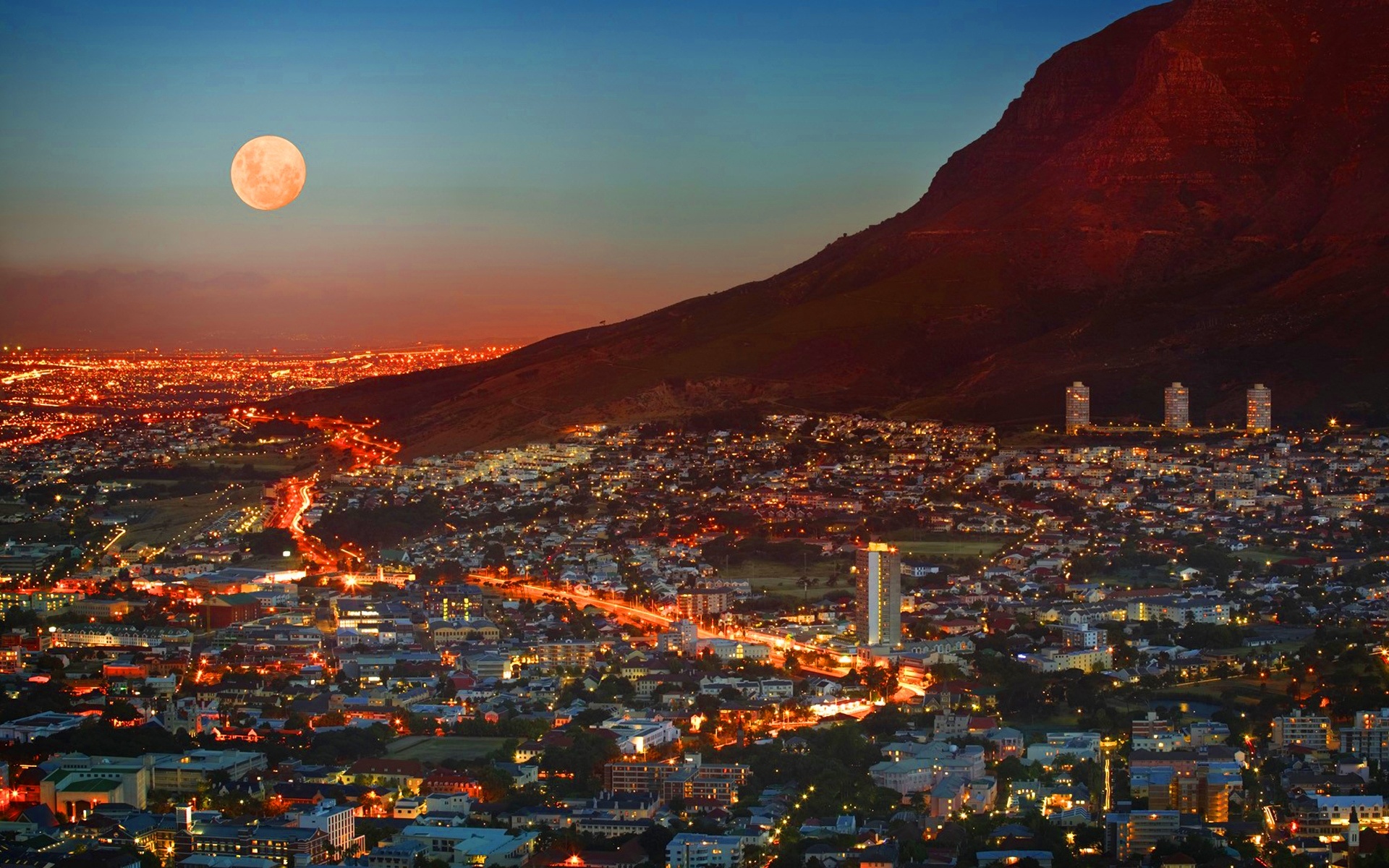 City Of Cape Town South Africa Wallpaper