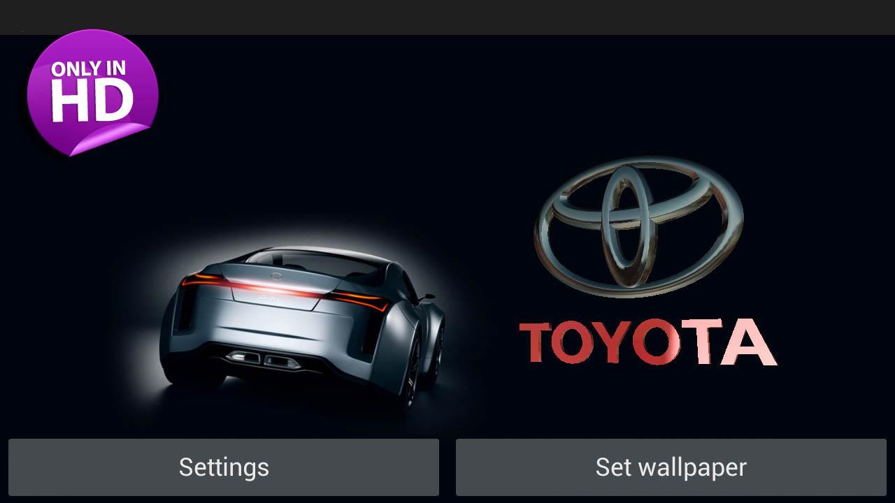 3d Toyota Logo Live Wallpaper
