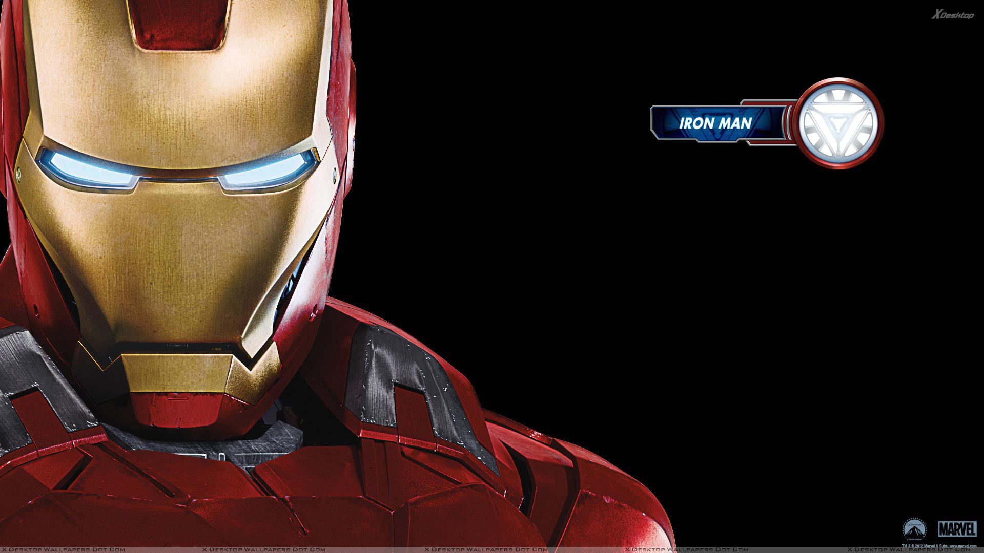 The Avengers Iron Man Robert Downey Jr Face Closeup