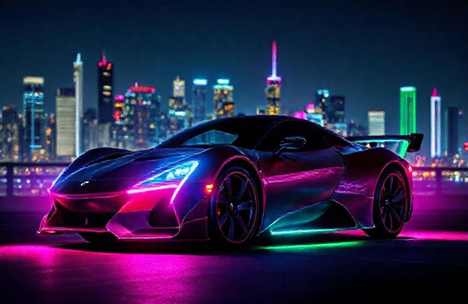 Neon Car Wallpaper