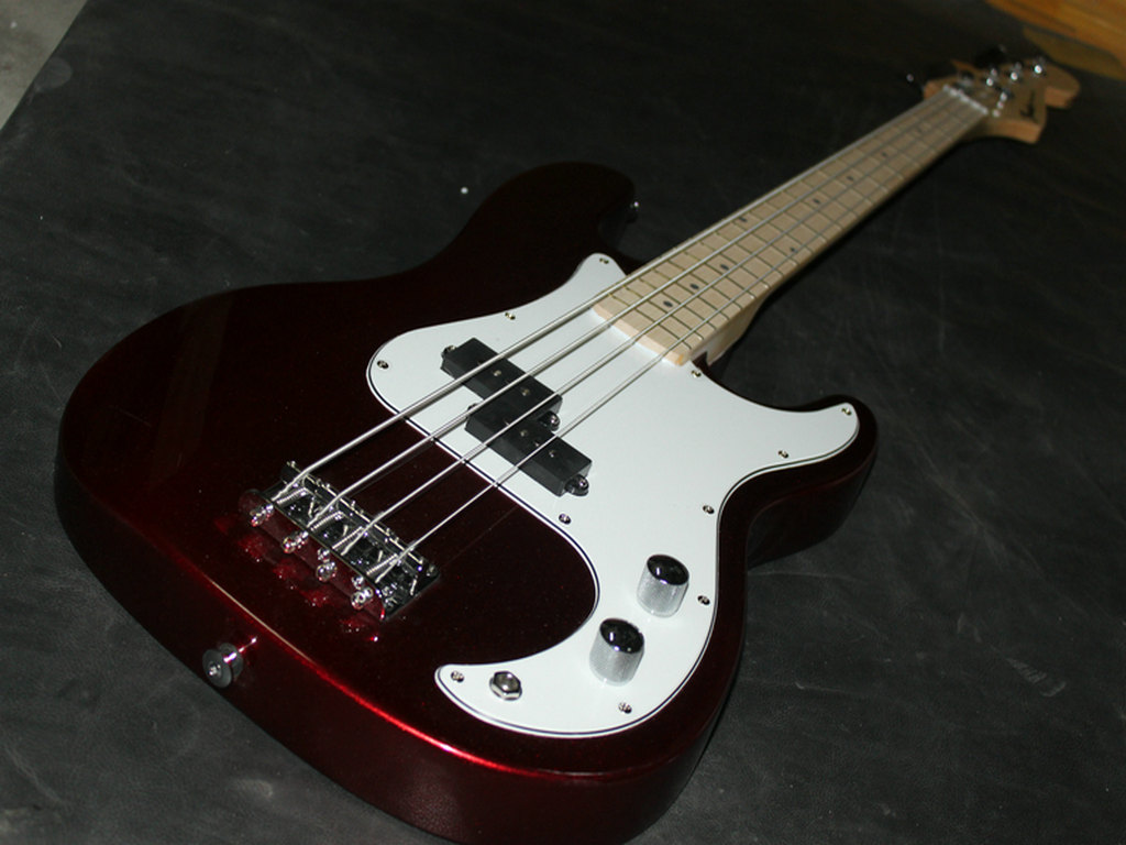 Red And Black Bass Guitar Class Fender