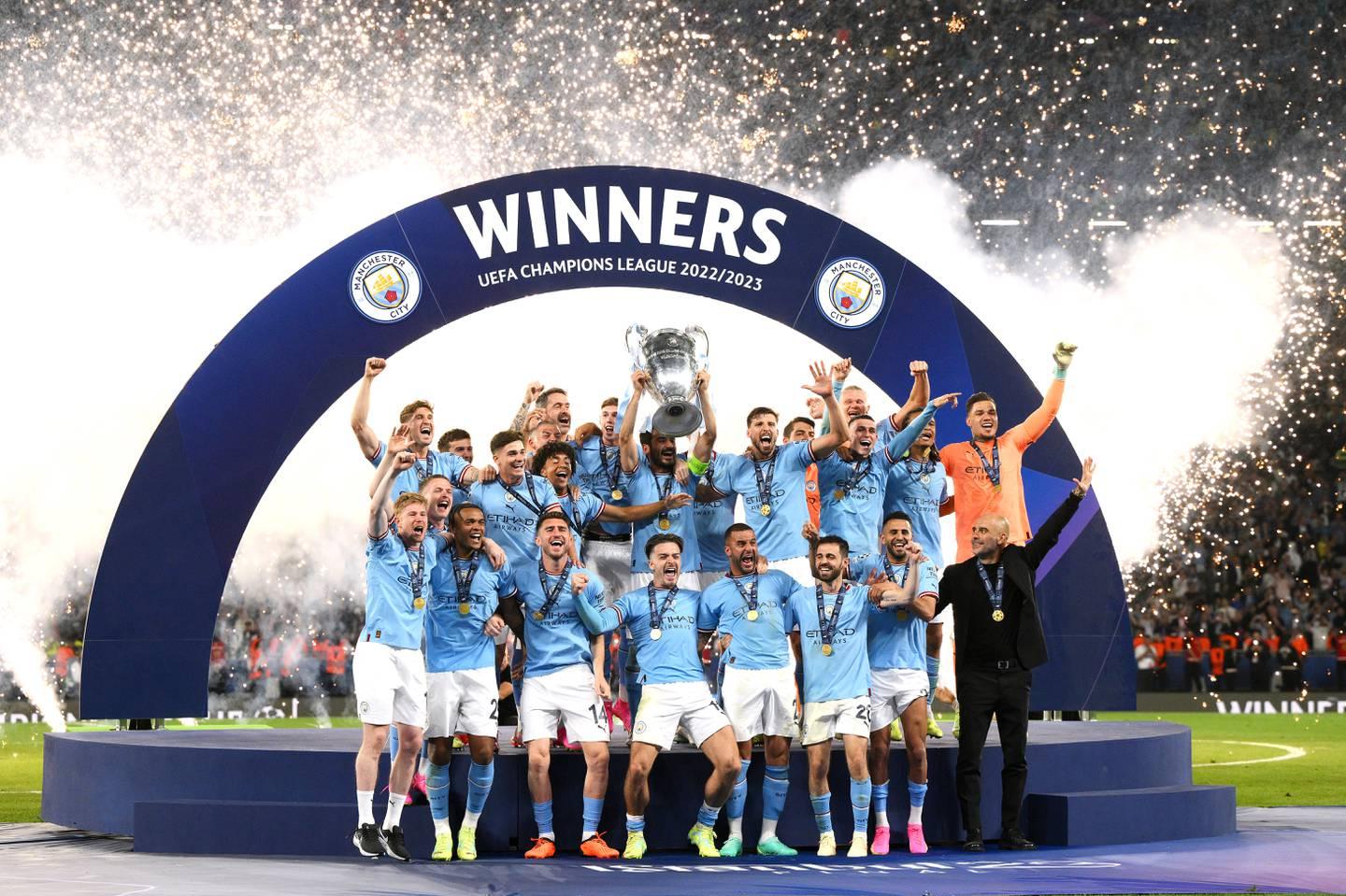 Champions League final 2023 Man City complete historic treble