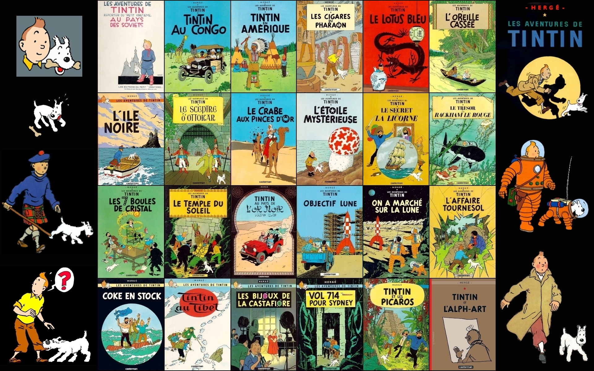 Tintin Ic Book Club Wallpaper