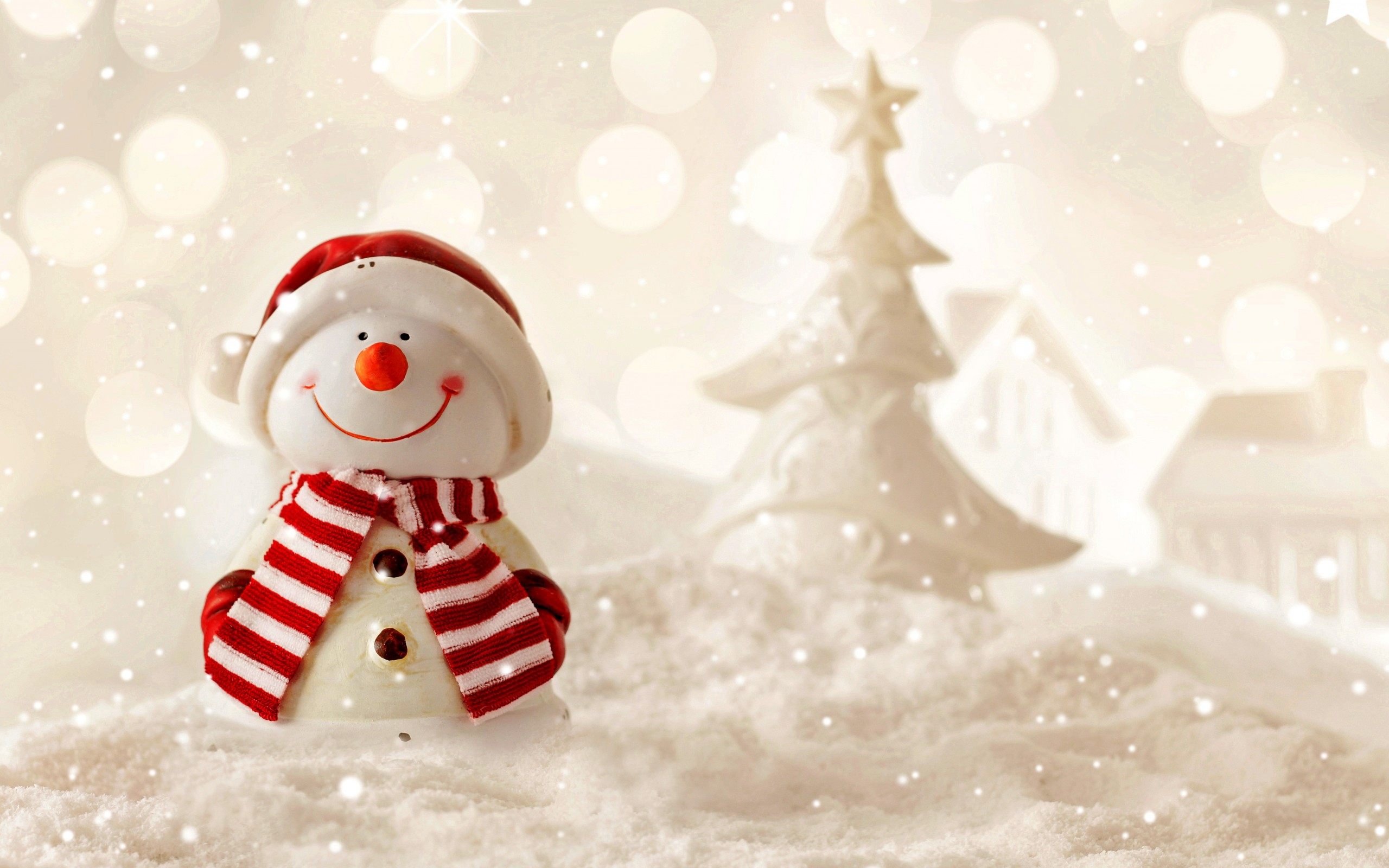 Snowman Holidays Wallpaper Background